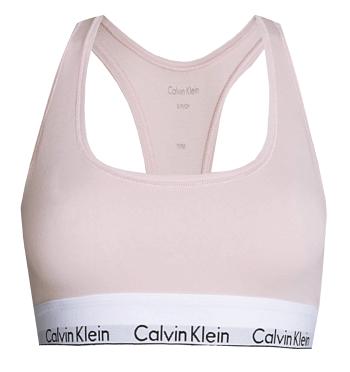 Calvin Klein - Bralette Cotton Stretch svetloružová-XS