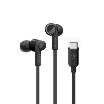 BELKIN USB-C slúchadlá čierna