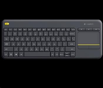 Logitech Wireless Keyboard Touch Plus K400 Plus, čierna, US