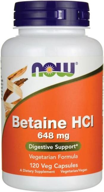 Now Foods NOW Betaine HCL 648 mg Pepsín 150 mg 120 kapsúl
