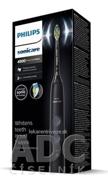 Philips Sonicare ProtectiveClean 4500 elektrická sonická zubná kefka (HX6830/44) čierna, 1x1 ks