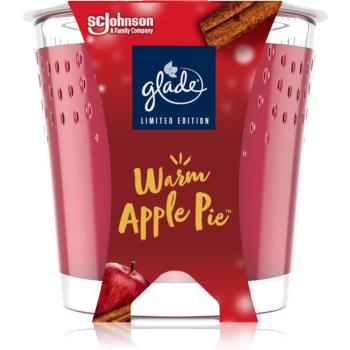 GLADE Warm Apple Pie vonná sviečka s vôňou Apple, Cinnamon, Baked Crisp 129 g