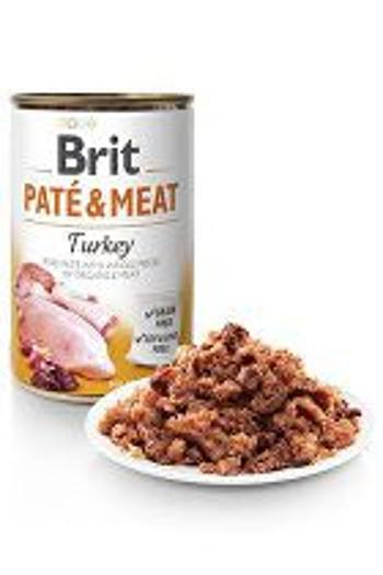Brit Dog Cons Paté & Meat Turkey 800g + Množstevná zľava 4 + 1 zadarmo