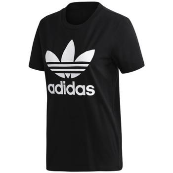 adidas  Tričká s krátkym rukávom adidas Trefoil Tee  Čierna