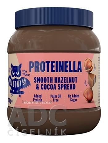 HealthyCo PROTEINELLA Lieskový oriešok, čokoláda nátierka s proteínmi 1x750 g