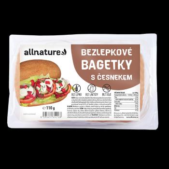 ALLNATURE Bezlepkové bagetky s cesnakom 110 g