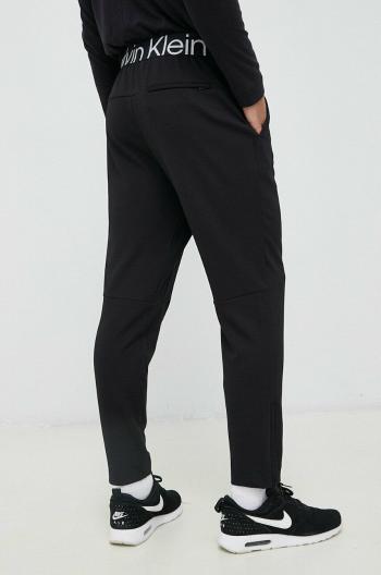 Tréningové nohavice Calvin Klein Performance Effect čierna farba, jednofarebné