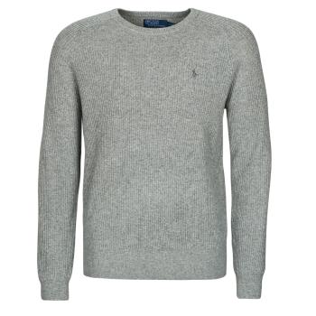 Polo Ralph Lauren  S224SV07B-LS RIB CN-LONG SLEEVE-PULLOVER  Svetre Šedá