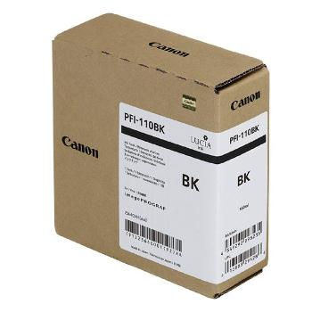 CANON PFI-110 BK - originálna cartridge, čierna, 160ml