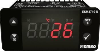 2-bodový regulátor termostat Emko ESM-3710-N, Typ senzora J, 0 do 800 °C, relé 16 A