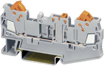 Phoenix Contact QTC 1,5-MT 3205103 oddeľovací svorka Pólov: 2 0.25 mm² 1.5 mm² sivá 1 ks