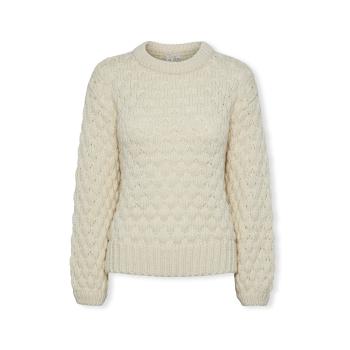 Y.a.s  YAS Bubba Knit - Birch  Svetre Biela