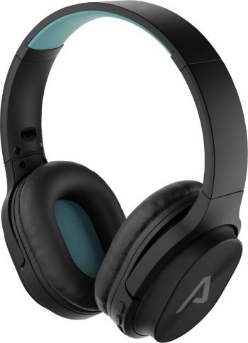 Lamax Base1 Bluetooth, káblové Hi-Fi slúchadlá Over Ear cez uši zložiteľná, Headset, MP3 prehrávač