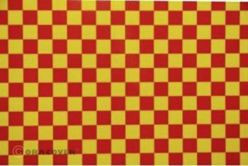 Oracover 44-033-023-010 nažehlovacia fólia Fun 4 (d x š) 10 m x 60 cm žltá, červená