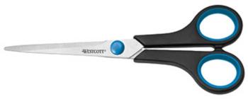 Westcott E-30271 00 univerzálne nožnice praváci 175 mm čierna, modrá