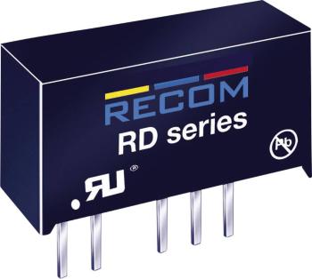 RECOM RD-2412D DC / DC menič napätia, DPS 24 V/DC 12 V/DC, -12 V/DC 84 mA 2 W Počet výstupov: 2 x