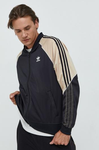 Mikina adidas Originals pánska, čierna farba, vzorovaná