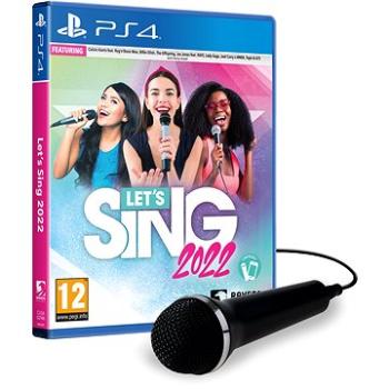 Lets Sing 2022 + 1 microphone – PS4 (4020628684204)