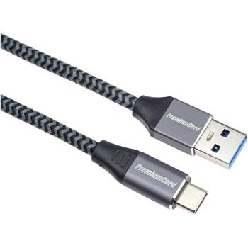 PremiumCord kábel USB-C – USB 3.0 A (USB 3.2 generation 1,3 A, 5 Gbit/s) 2 m (ku31cs2)
