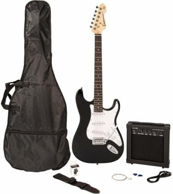 Encore E60 Blaster Pack Gloss Black Elektrická gitara