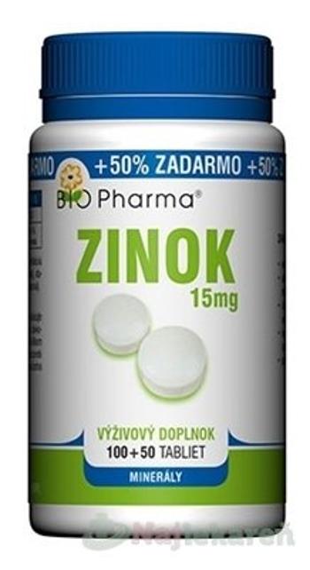 BIO Pharma Zinok 15 mg 100+50 tabliet