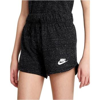 Nike  Tepláky/Vrchné oblečenie PANTALON CORTO NIA NEGRO  SPORTSWEAR DA1388  Čierna