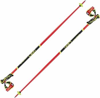 Leki WCR SL 3D Bright Red/Black/Neonyellow 135 cm Lyžiarske palice