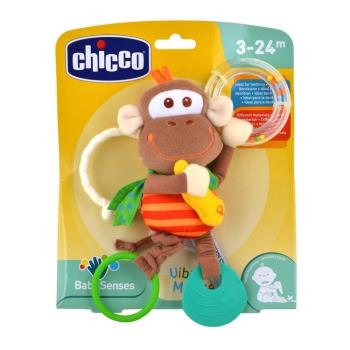 Chicco opice vibrující,CHICCO Hryzačka/hrkálka vibrujúca opica 3m+