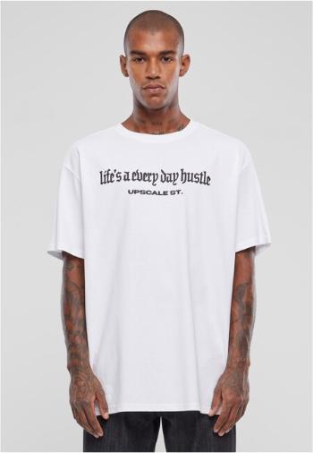 Mr. Tee Hustle Oversize Tee white - 4XL