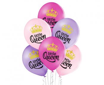 Belbal Sada latexových balónov - Little Queen 6 ks