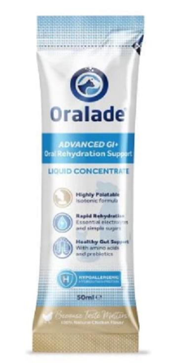 Oralade GI rehydratačný koncentrát pre psy a mačky 6x50ml