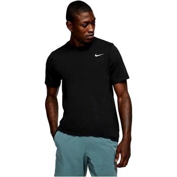 Nike  Tričká s krátkym rukávom CAMISETA NEGRA HOMBRE  DRI-FIT AR6029  Čierna