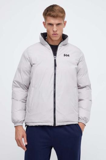 Obojstranná bunda Helly Hansen YU 23 REVERSIBLE PUFFER pánska, čierna farba, zimná, 54060