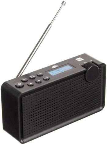 Dual DAB 85 prenosné rádio DAB+, FM   možné znovu nabíjať čierna