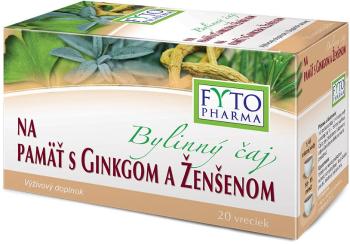 Fyto Pharma Bylinný čaj na pamäť s ginkgom a ženšenom 20 x 1.25 g