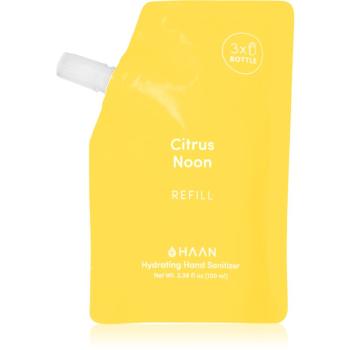 HAAN Hand Care Citrus Noon čistiaci sprej na ruky s antibakteriálnou prísadou náhradná náplň 100 ml