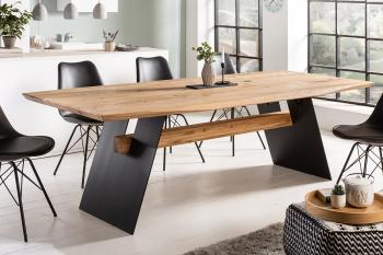 LuxD Dizajnový jedálenský stôl Galeno 200 cm divý dub