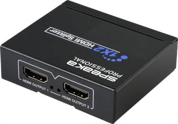 SpeaKa Professional SP-HDS-110 1 + 2 porty HDMI splitter  3840 x 2160 Pixel čierna