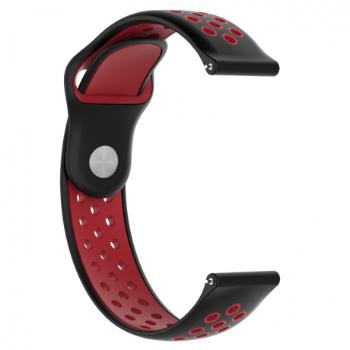 Huawei Watch GT2 42mm Silicone Sport remienok, Black/Red