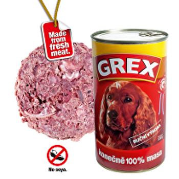 GREX cons. dog beef 1280g + Množstevná zľava