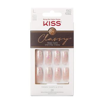 KISS Nalepovacie nechty Classy Nails scrunchie 28 ks