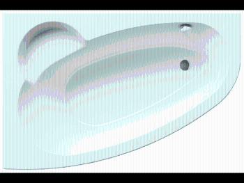 Asymetrická vaňa Ravak Asymmetric 150x100 cm akrylát ľavá C441000000