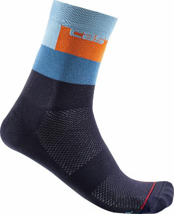 Castelli Blocco 15 Sock Belgian Blue 2XL