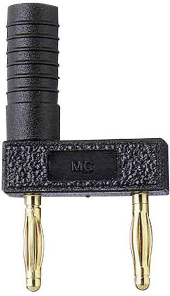 Stäubli KS2-12L/1SA/A spojovací konektor čierna Ø pin: 2 mm Rozostup hrotov: 12 mm 1 ks