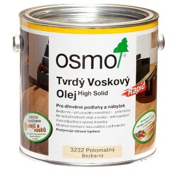 OSMO Tvrdý voskový olej RAPID 0,75 l 3232 - bezfarebný hodvábny polomat