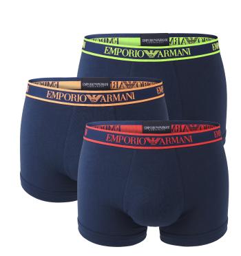 EMPORIO ARMANI - boxerky 3PACK stretch cotton fashion marin & colore Armani logo - limited edition-XXL (98-102 cm)
