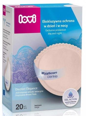 LOVI Vložky do podprsenky Discreet Elegance 20 ks, béžové