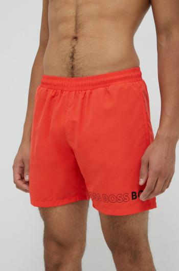 Plavkové šortky BOSS oranžová farba