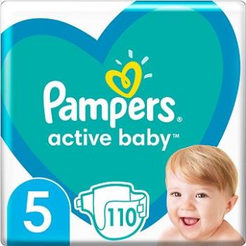 PAMPERS Active Baby veľkosť 5 (110 ks) – mesačné balenie (8001090951779)