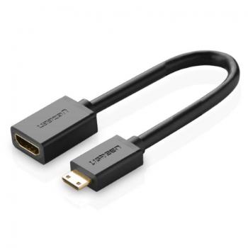 Ugreen 20137 adaptér Mini HDMI - HDMI, M/F, čierny (20137)